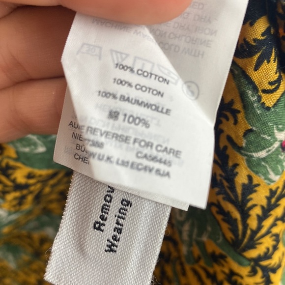 J. Crew Ratti Elephant Off Shoulder Ruffle Blouse - Size 6 - Picture 11 of 15